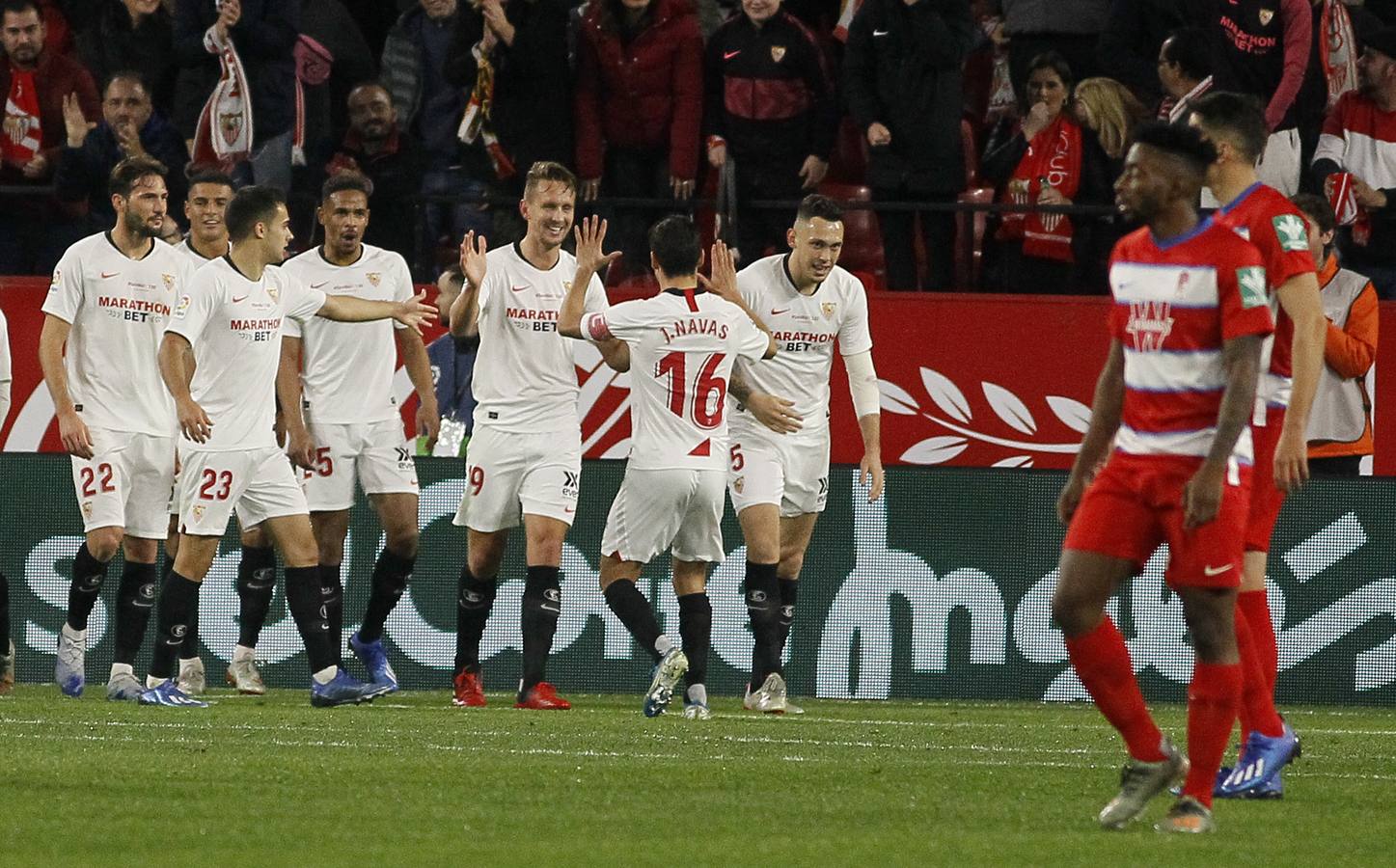 En imágenes, la victoria del Sevilla ante el Granada