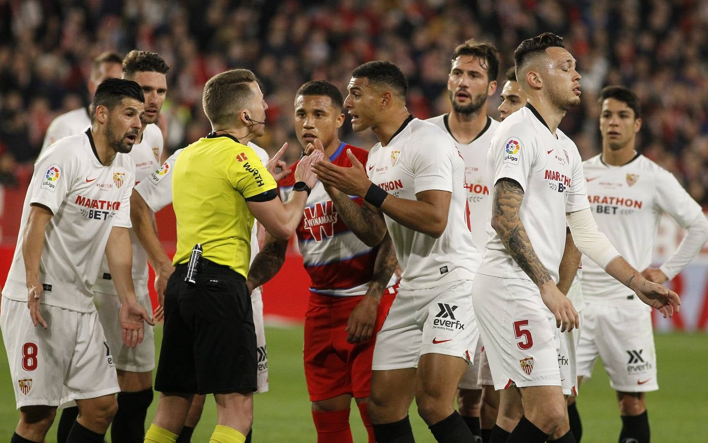 En imágenes, la victoria del Sevilla ante el Granada