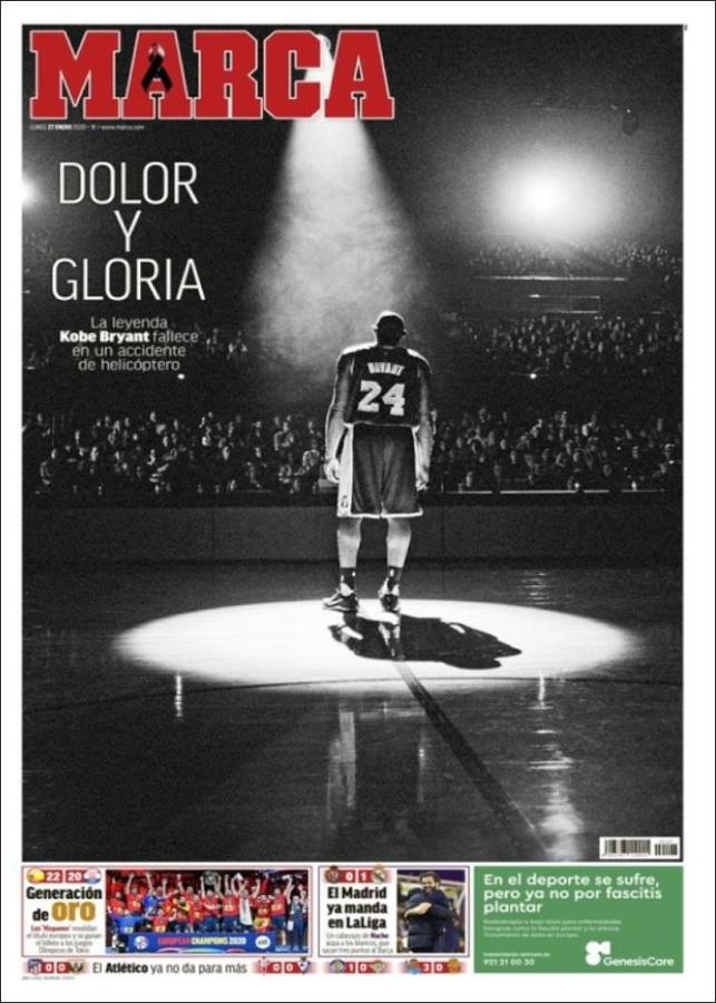 Revista de prensa: conmoción mundial por la muerte de Kobe Bryant