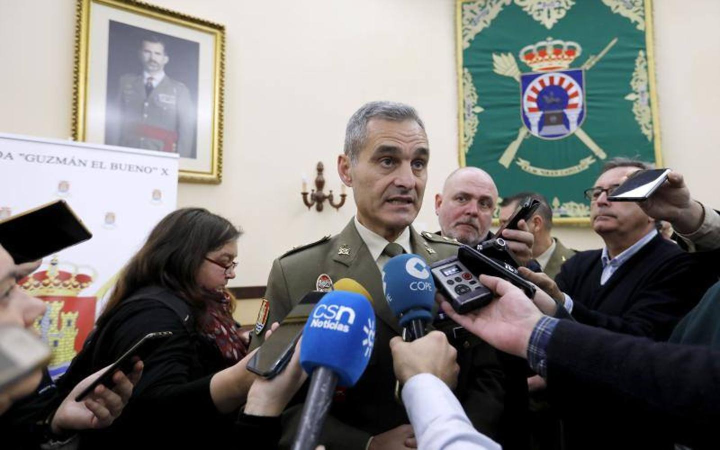 El desayuno de la Brigada en Córdoba, en imágenes