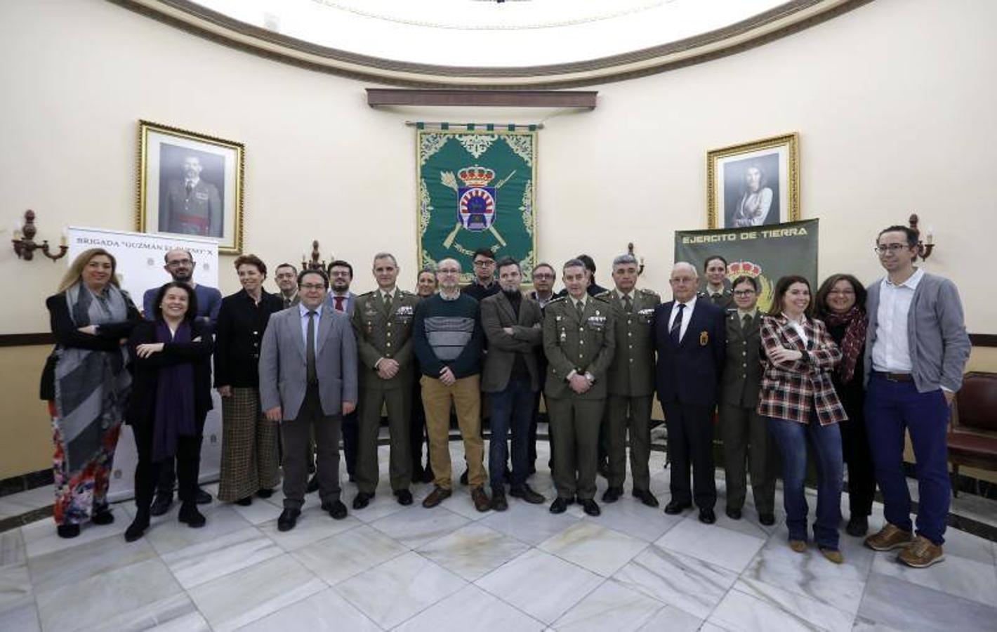 El desayuno de la Brigada en Córdoba, en imágenes