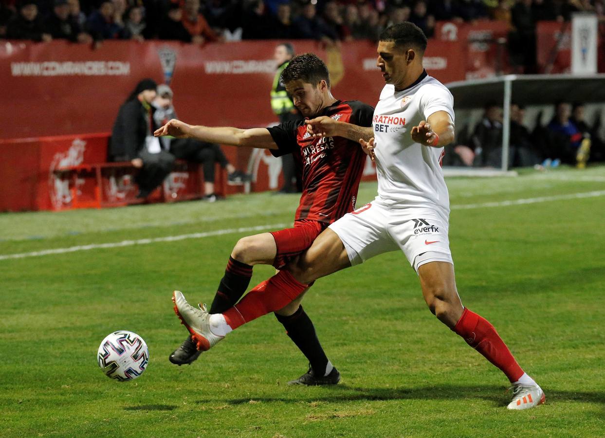 La eliminación del Sevilla de la Copa ante el Mirandés, en imágenes