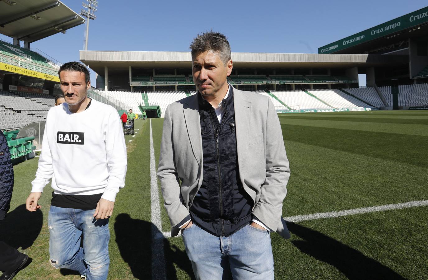 La presentación de Federico Piovaccari y Jordi Tur en el Córdoba CF, en imágenes