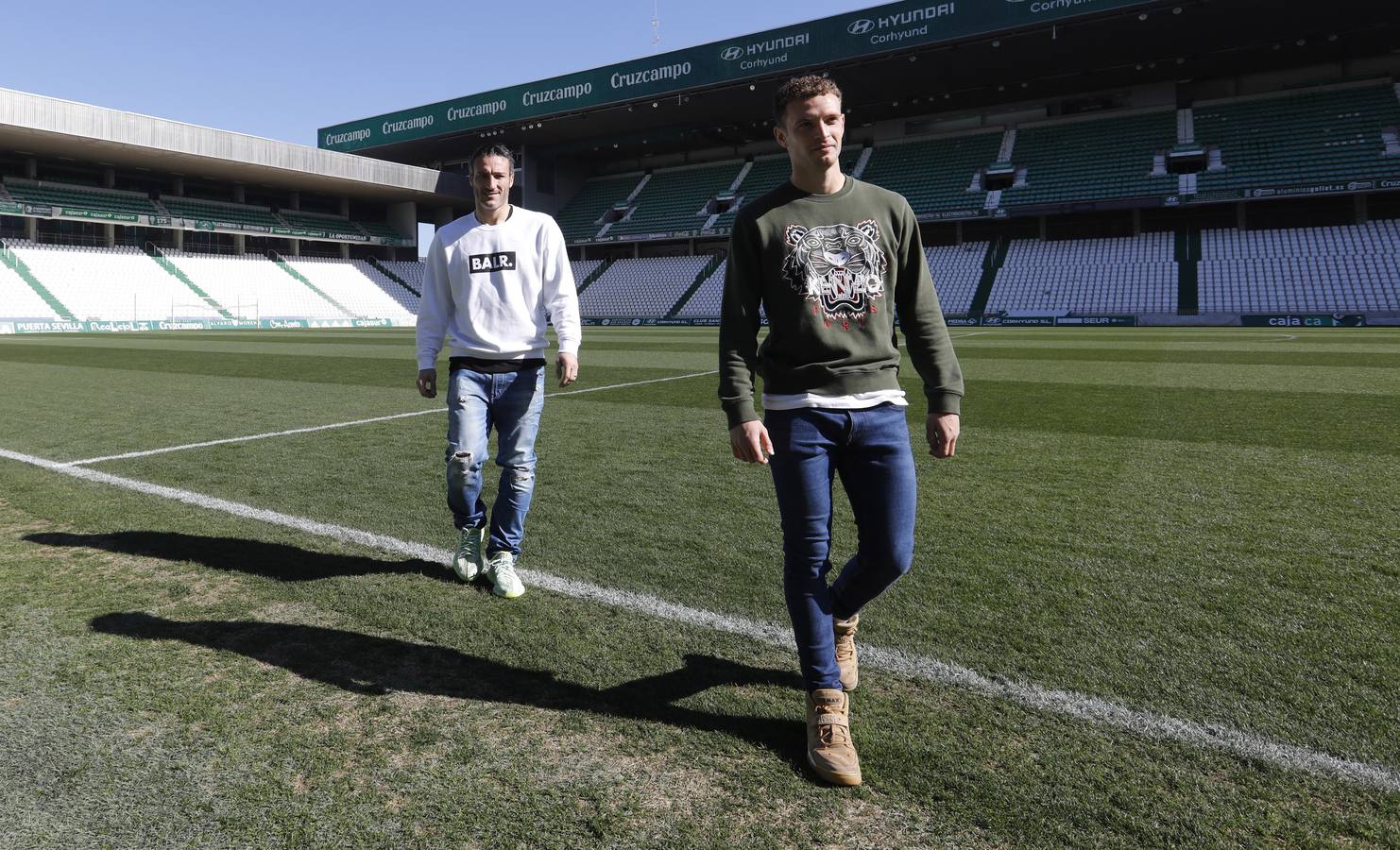 La presentación de Federico Piovaccari y Jordi Tur en el Córdoba CF, en imágenes