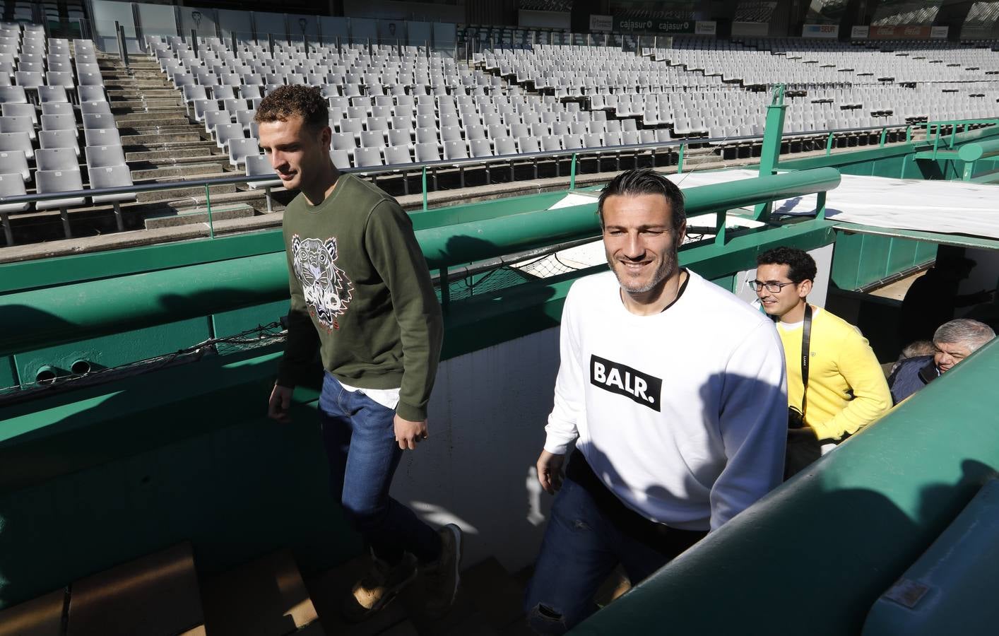 La presentación de Federico Piovaccari y Jordi Tur en el Córdoba CF, en imágenes