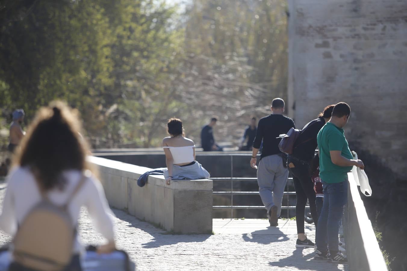 En imágenes, el calor primaveral en Córdoba en pleno febrero