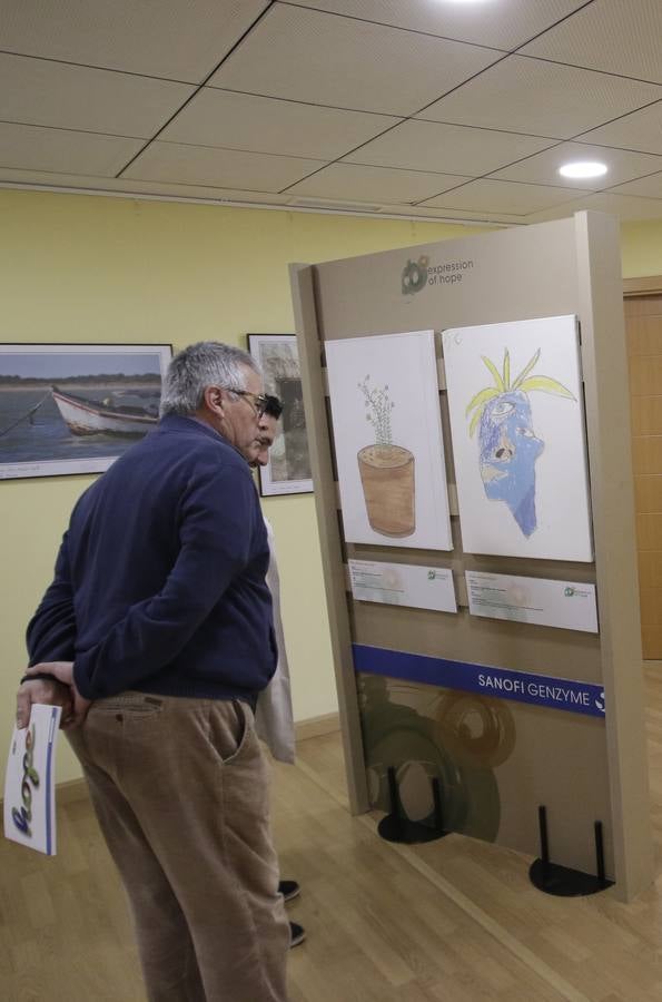 El Hospital de Valme acoge «Expression of Hope», una exposición con obras de afectados por enfermedades raras