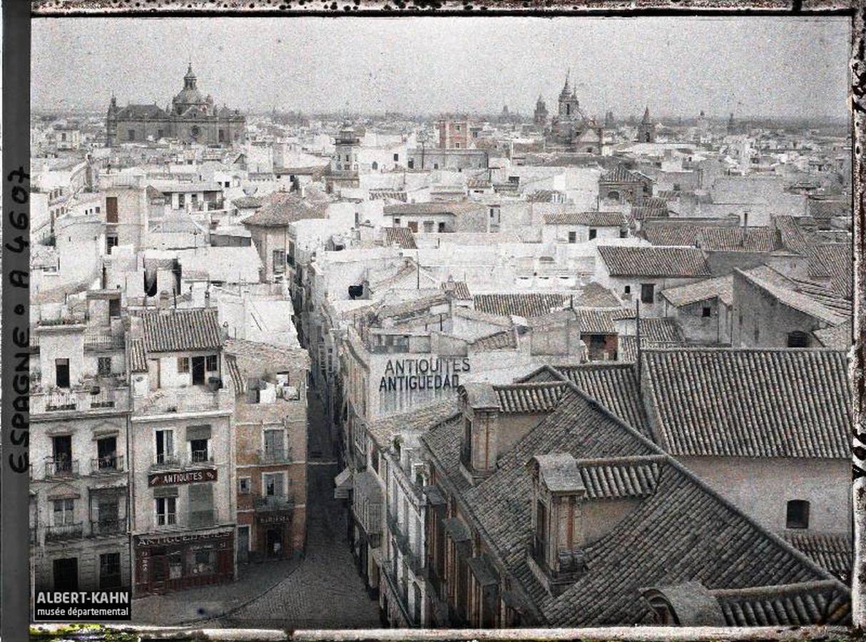 En imágenes, las primeras fotografías de Sevilla a color