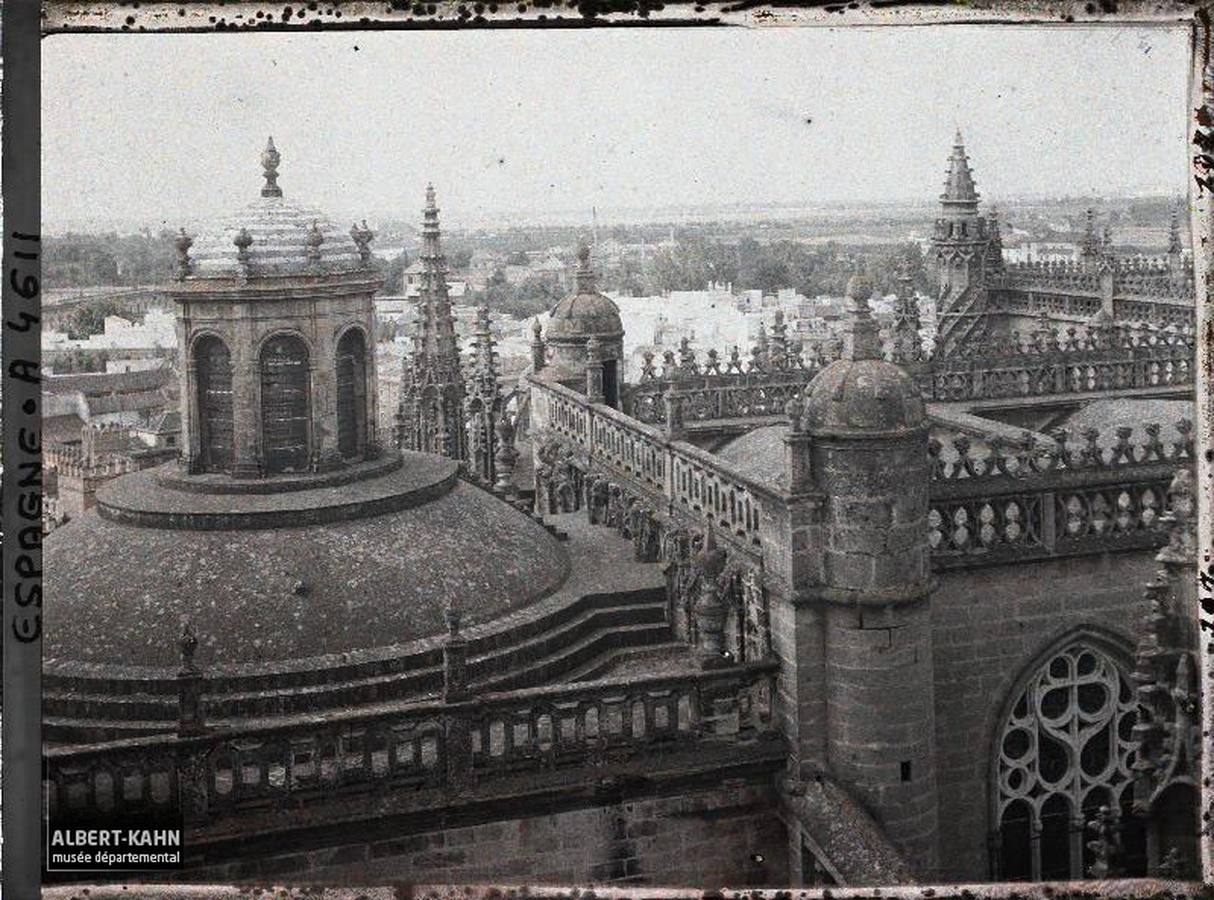 En imágenes, las primeras fotografías de Sevilla a color