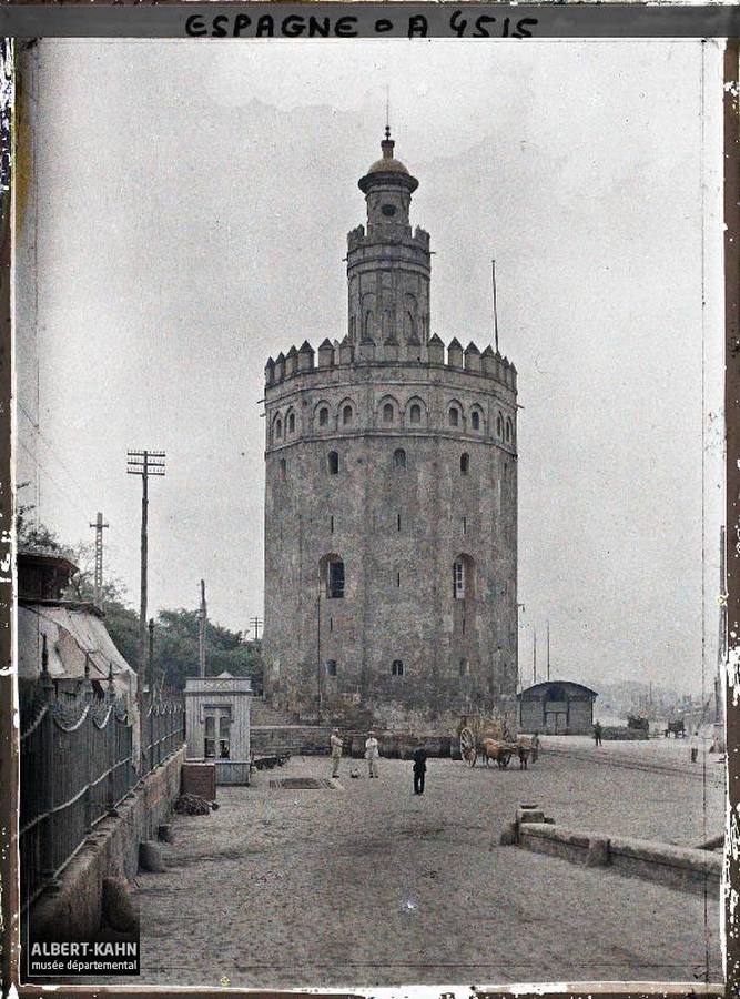 En imágenes, las primeras fotografías de Sevilla a color