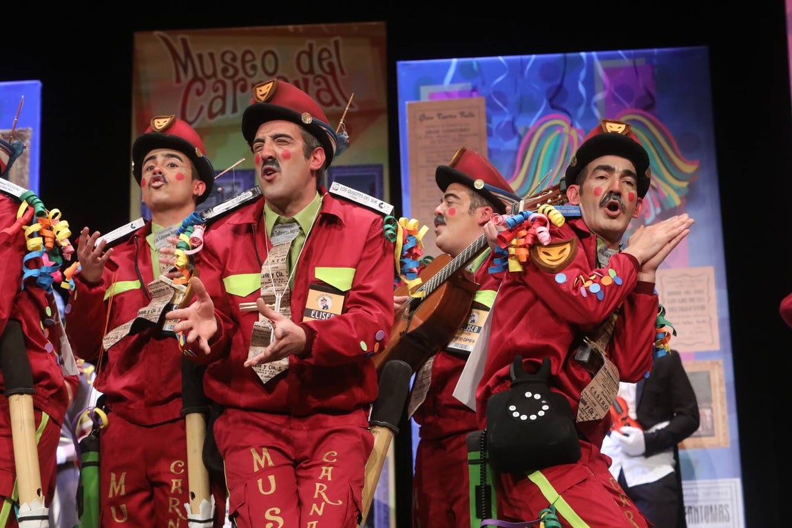 FOTOS: Chirigota Noche en el museo en el COAC 2020