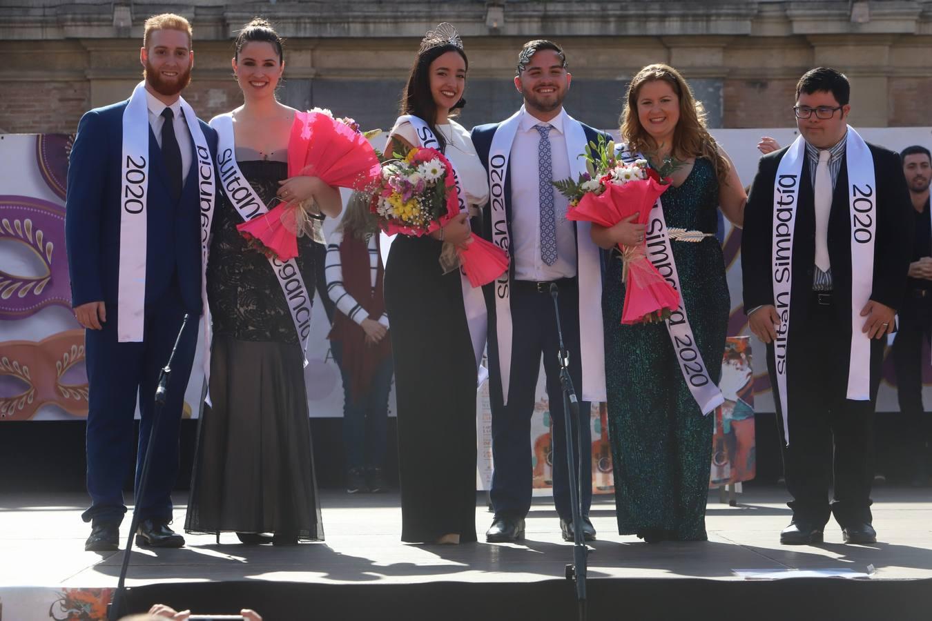 En imágenes, la elección de la Sultana y el Sultán del Carnaval de Córdoba