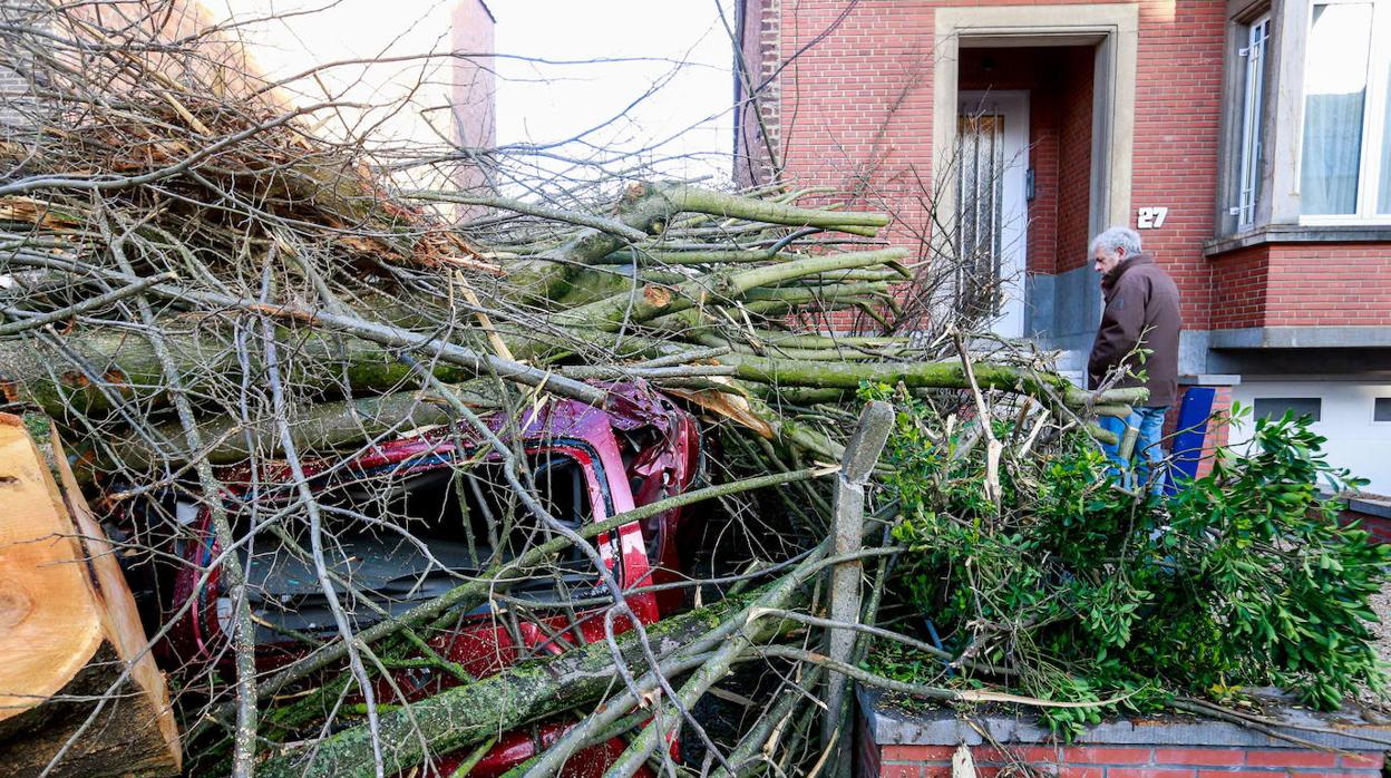 Los destrozos del paso de la tormenta Ciara por Europa, en imágenes