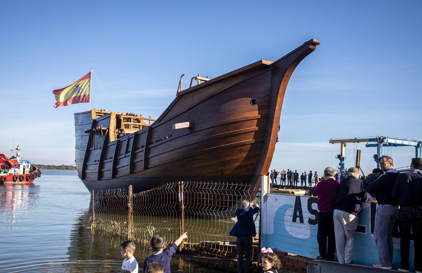 Una réplica de la Nao Victoria rescata la historia para revivirla en un centro de interpretación en Sevilla