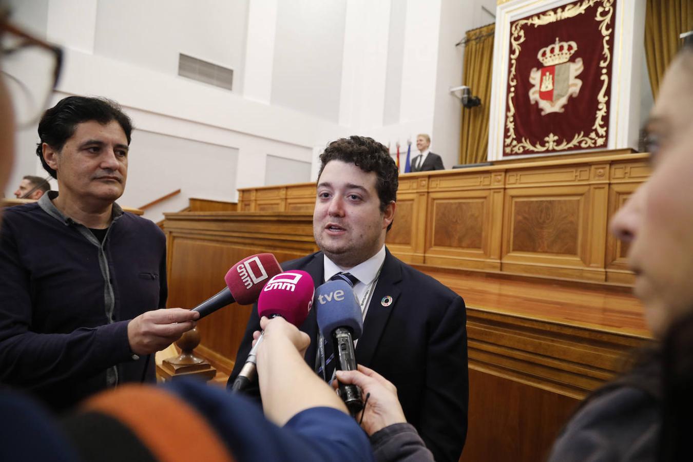 En imágenes: los universitarios debaten en las Cortes de Castilla-la Mancha