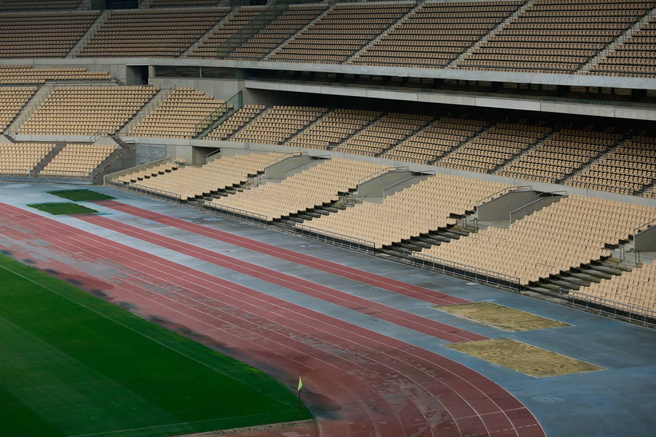 Así es el estado actual del Estadio de la Cartuja de Sevilla