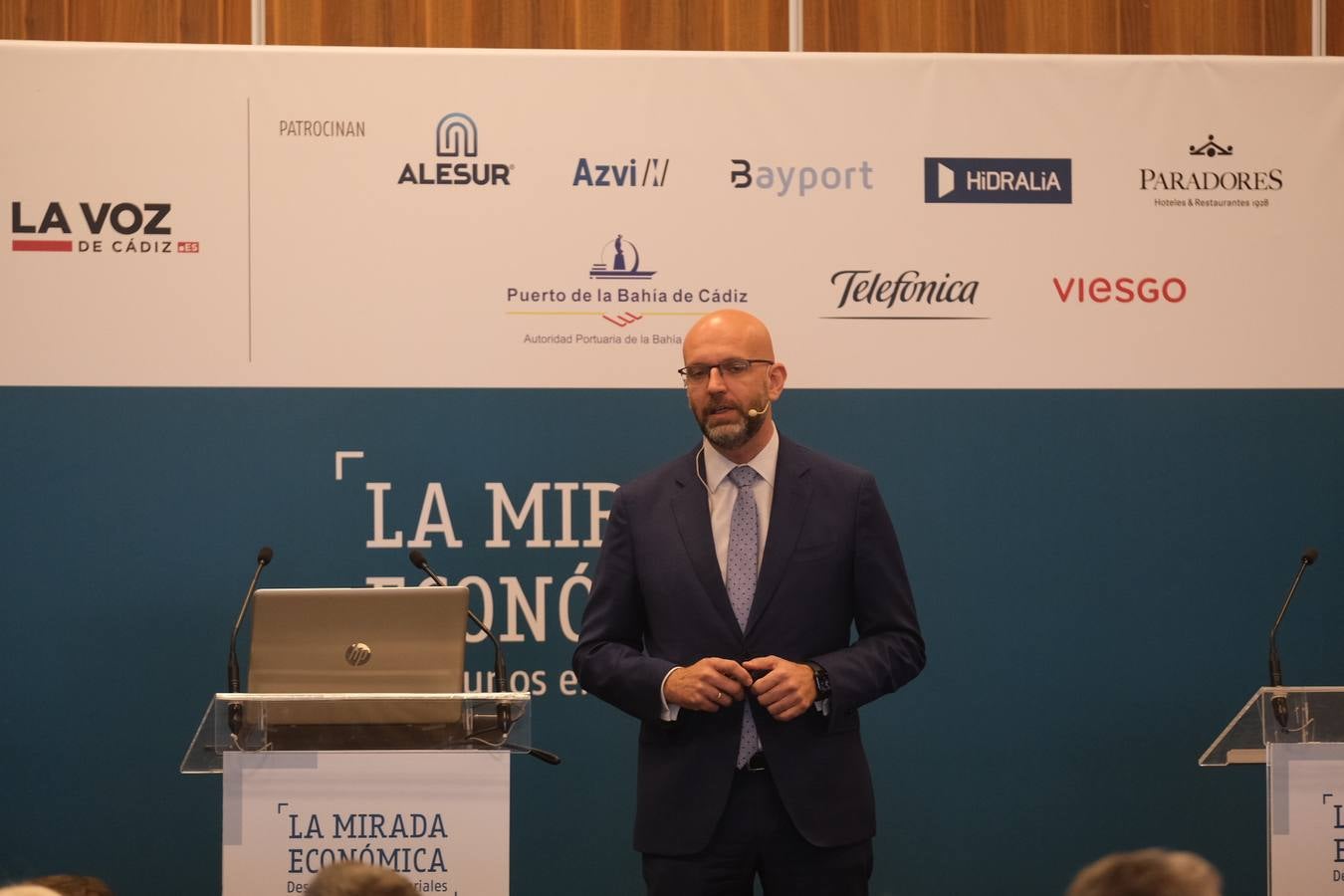 FOTOS: Javier Herrador, en &#039;La Mirada económica&#039; de La Voz de Cádiz y ABC