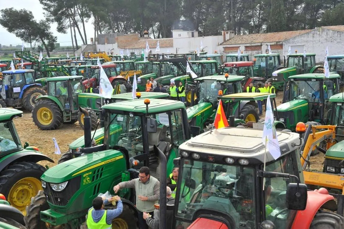 Las reivindicaciones de los agricultores en Málaga, en imágenes