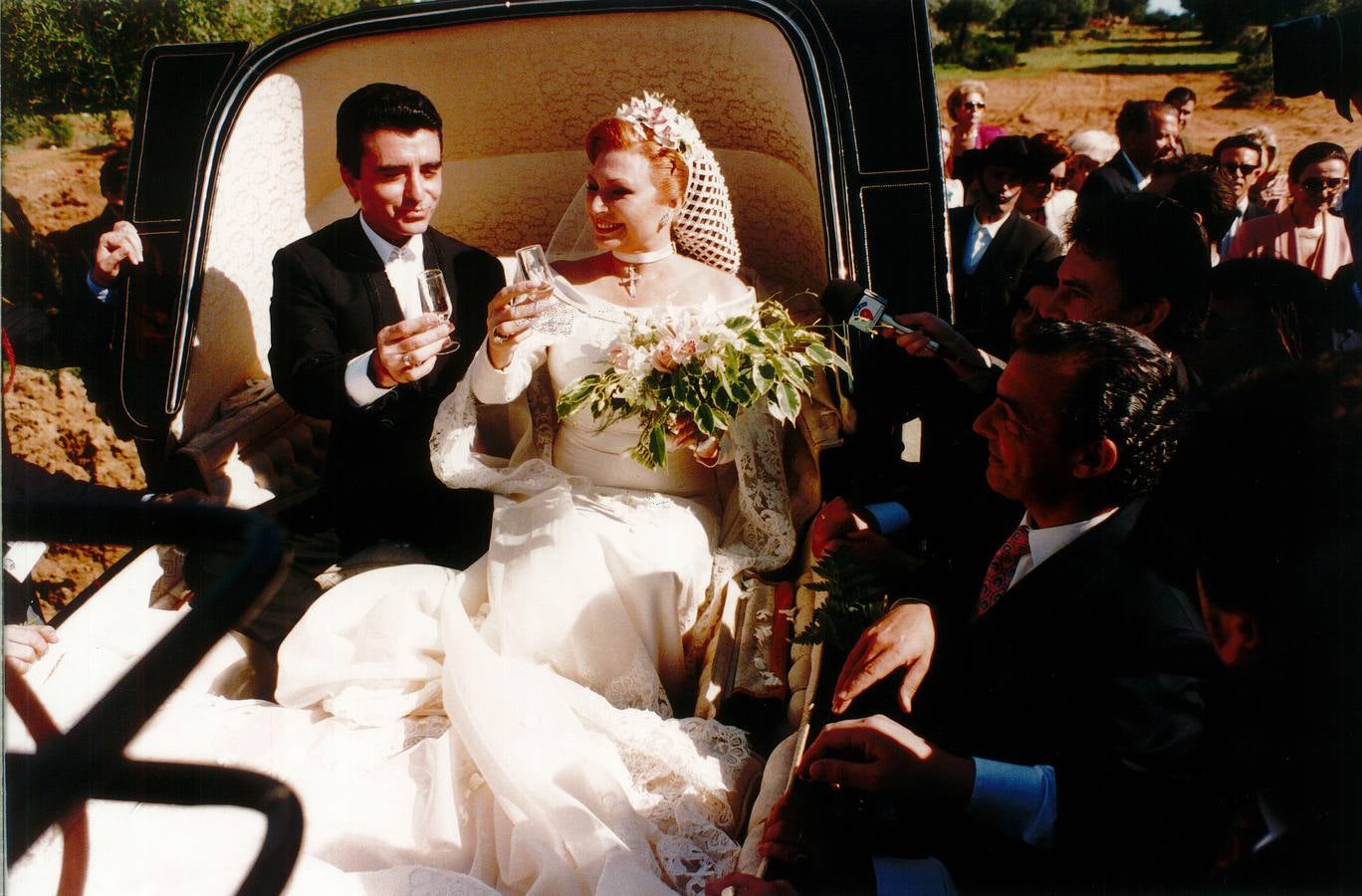 Boda de Rocío Jurado y José Ortega Cano, en imágenes