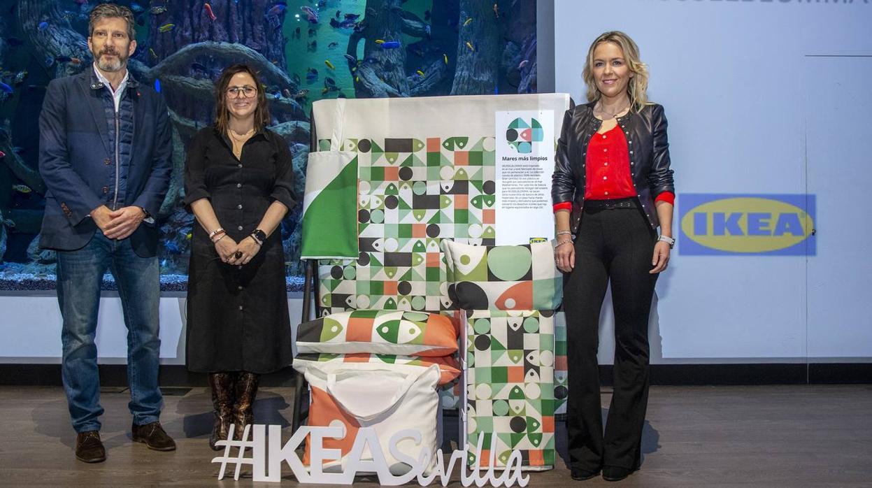 IKEA presenta en Sevilla su primera colección textil hecha con plásticos recogidos en el Mediterráneo