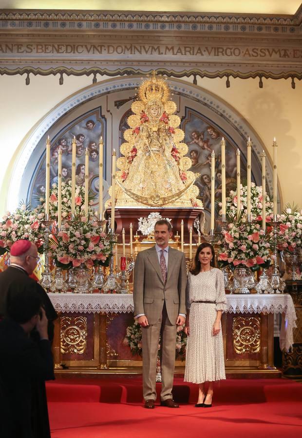 Los Reyes, con la Virgen del Rocío en Almonte