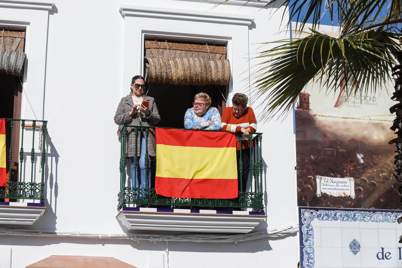 Los Reyes, con la Virgen del Rocío en Almonte