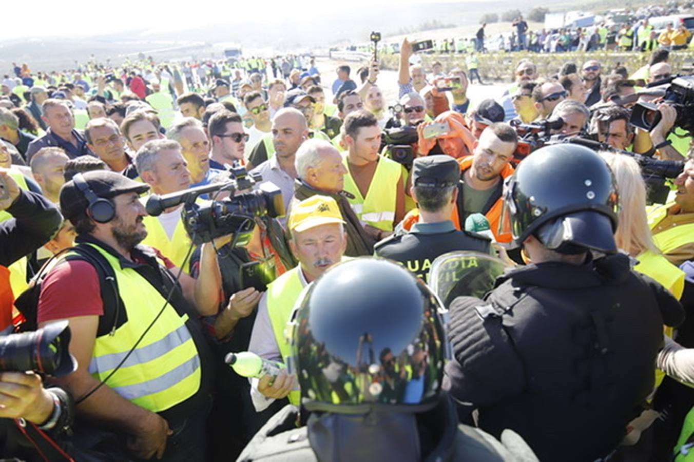 La marcha de agricultores y ganaderos en Lucena, en imágenes (II)