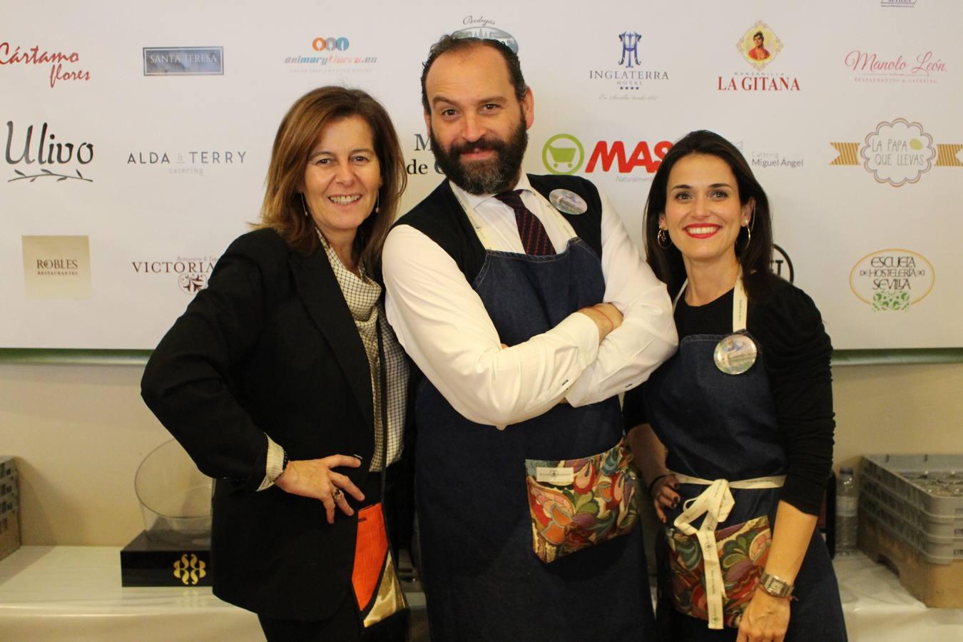 Mónica Gutiérrez, Alfonso Candau y María Cuquerella