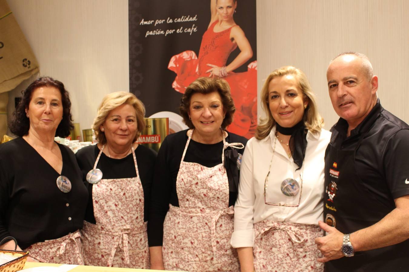 Mercedes Núñez, Antonia Roldán, Amparo Brugarolas, Ana Tinajero y Juanma Cafeína