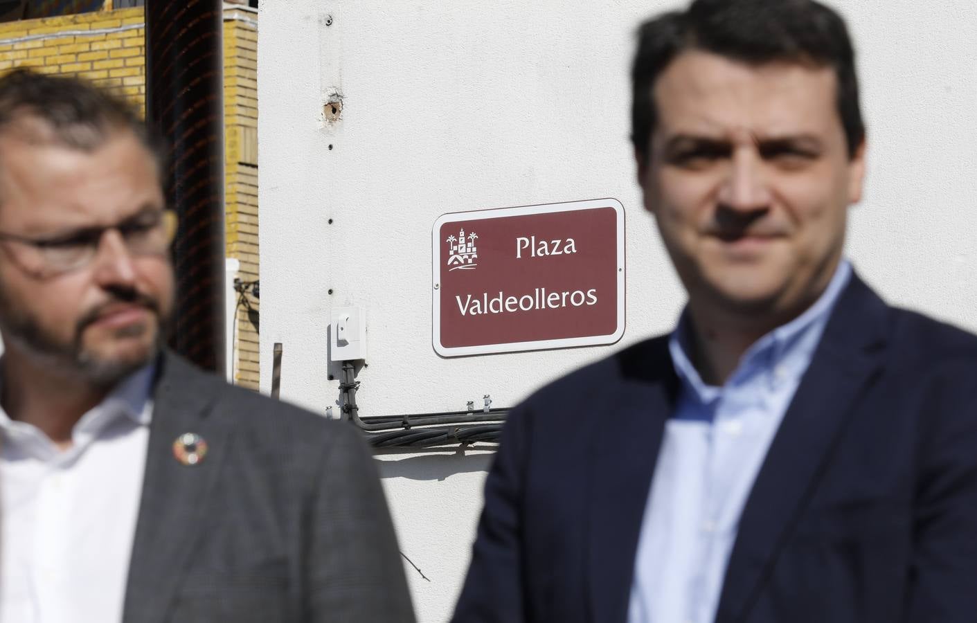 La inaguración de la nueva plaza de Valdeolleros, en imágenes