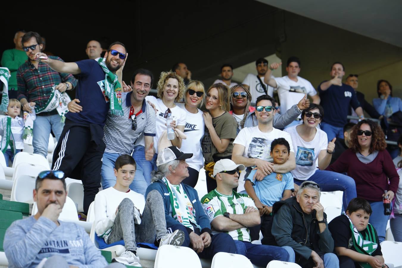 El ambiente en el Córdoba CF-Sevilla Atlético, en imágenes