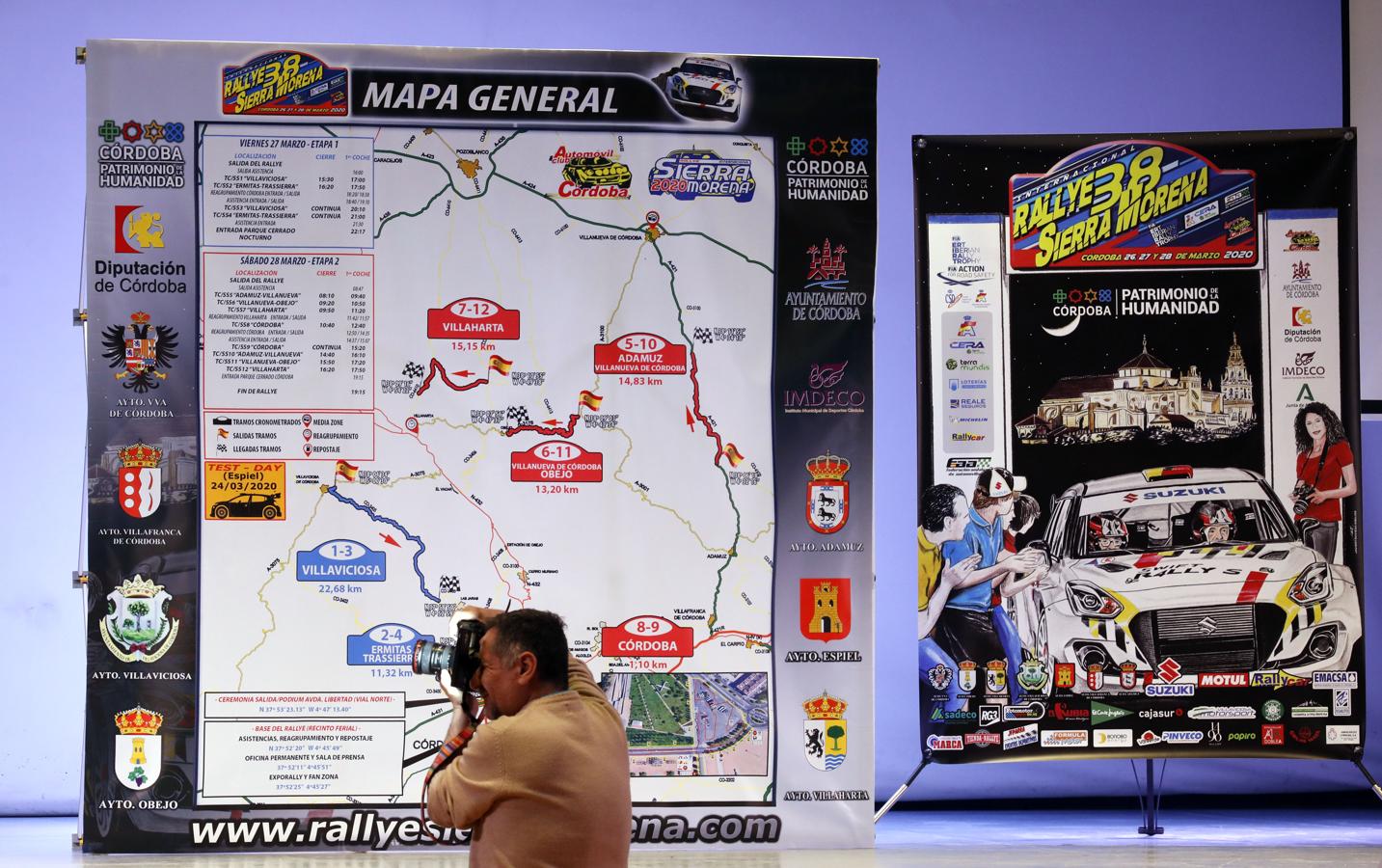 La presentación del Rallye Sierra Morena de Córdoba, en imágenes