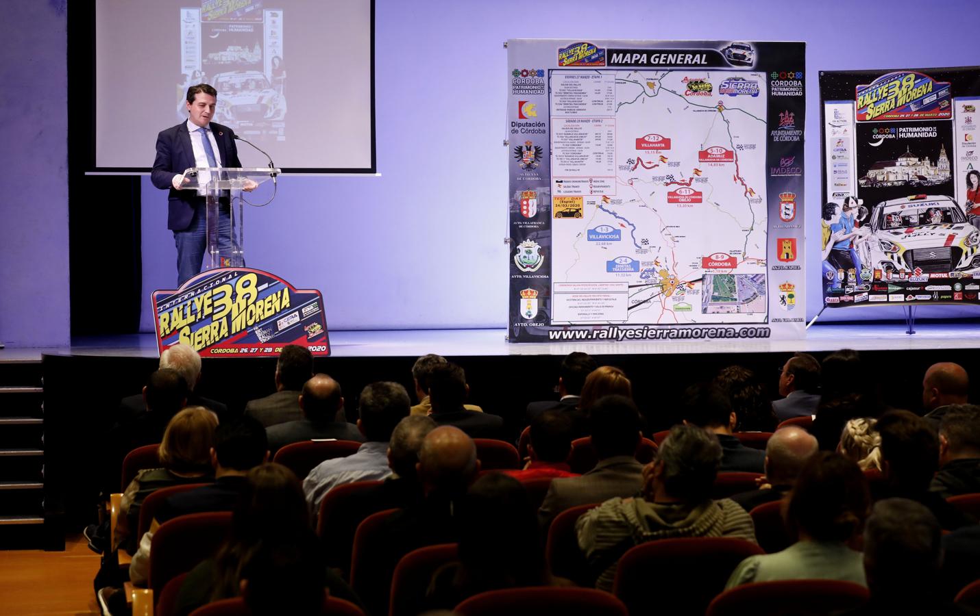 La presentación del Rallye Sierra Morena de Córdoba, en imágenes