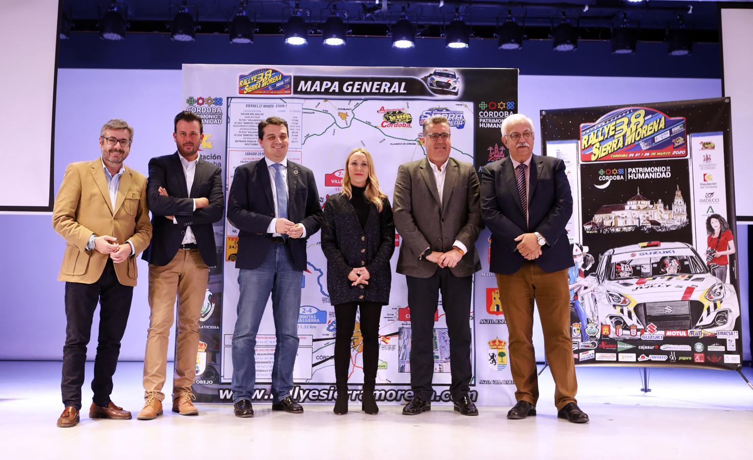 La presentación del Rallye Sierra Morena de Córdoba, en imágenes