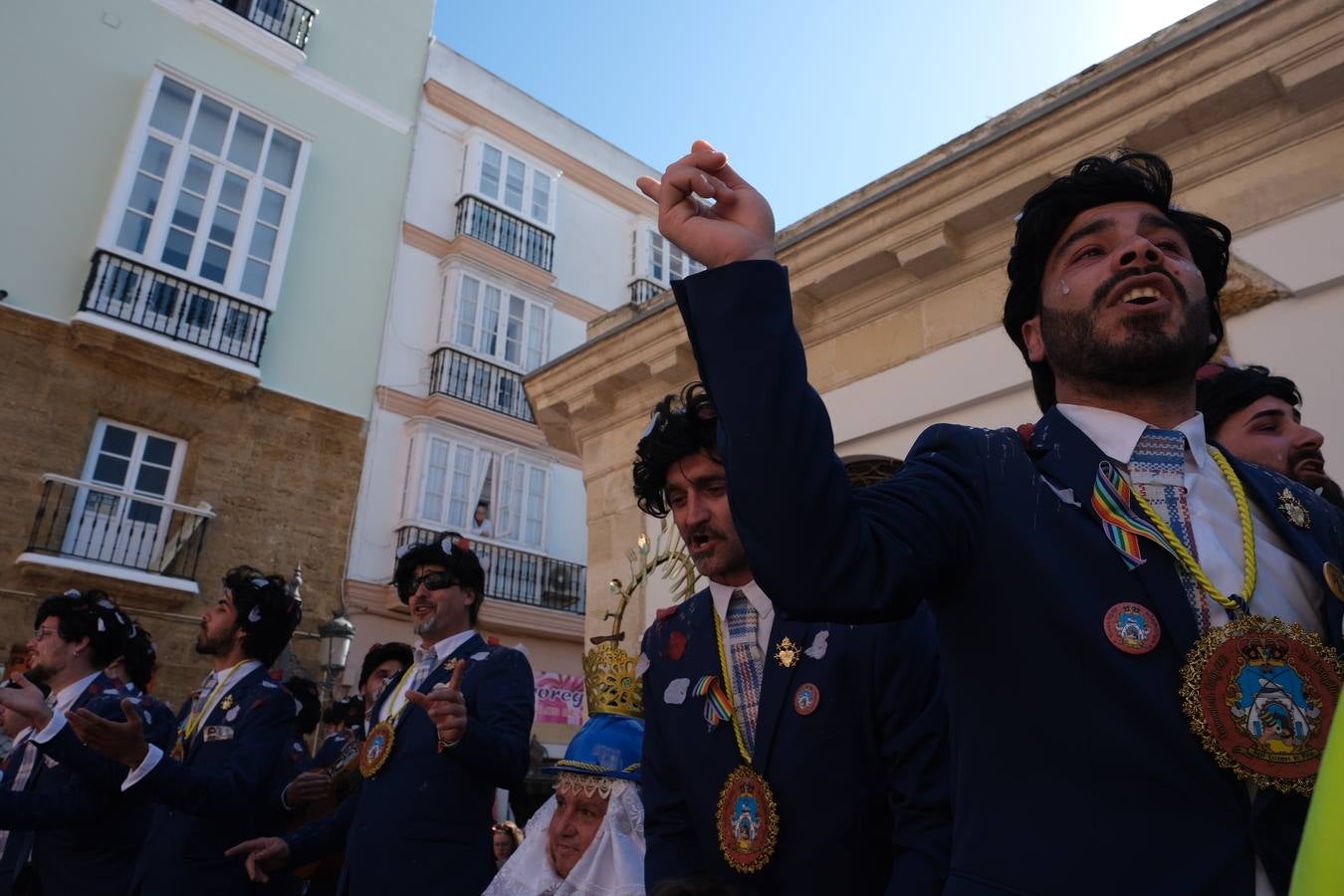 FOTOS: Gran ambiente en la Batalla de coplas del Carnaval de Cádiz 2020