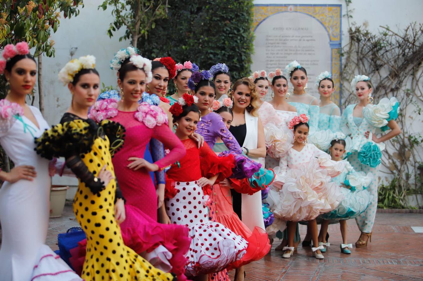 El desfile flamenco de Sara de Benítez en el Círculo de la Amistad, en imágenes