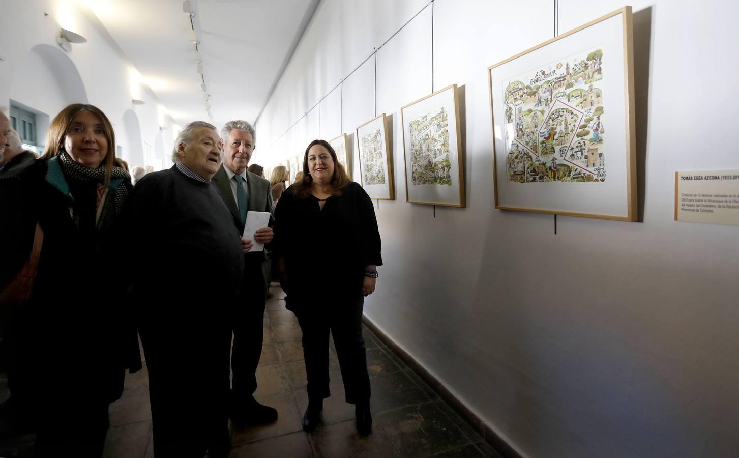 La exposición en homenaje a Tomás Egea del Palacio de la Merced, en imágenes