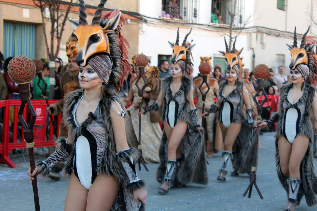 El animado carnaval de Villafranca de los Caballeros, en imágenes