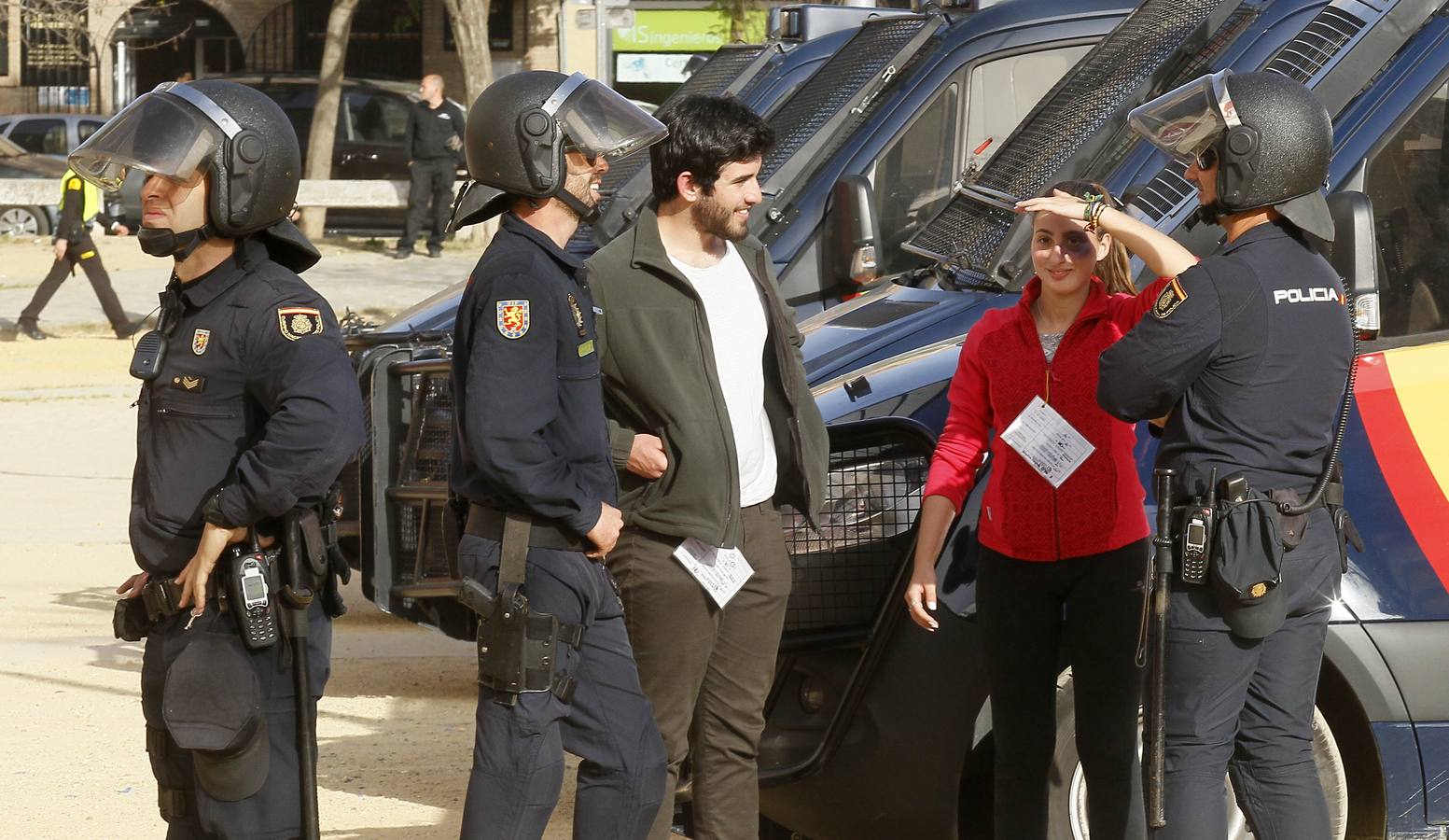 Simulacro de evacuación en el Sánchez-Pizjuán