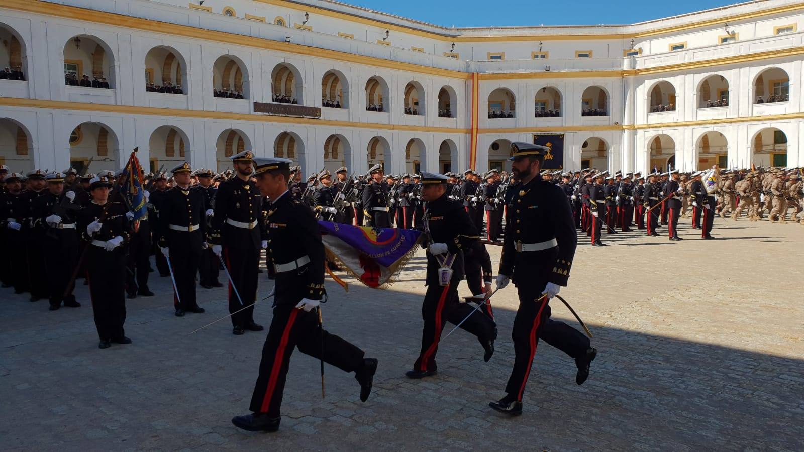 FOTOS: Parada y desfile militar por el 483 aniversario de la Infantería de Marina