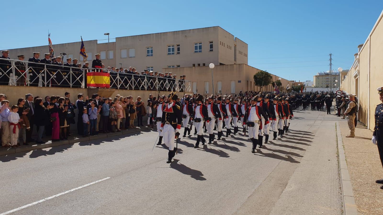 FOTOS: Parada y desfile militar por el 483 aniversario de la Infantería de Marina