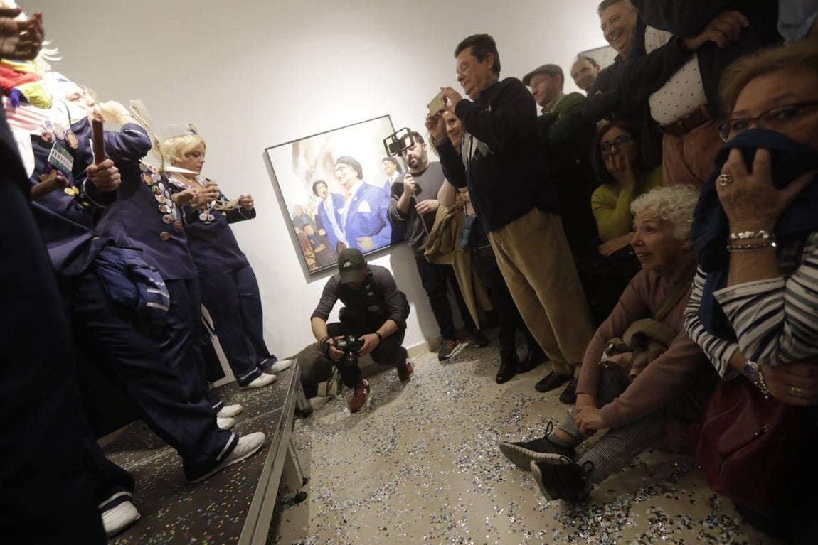 FOTOS: Concurso de chirigotas callejeras en la Fundación Cajasol