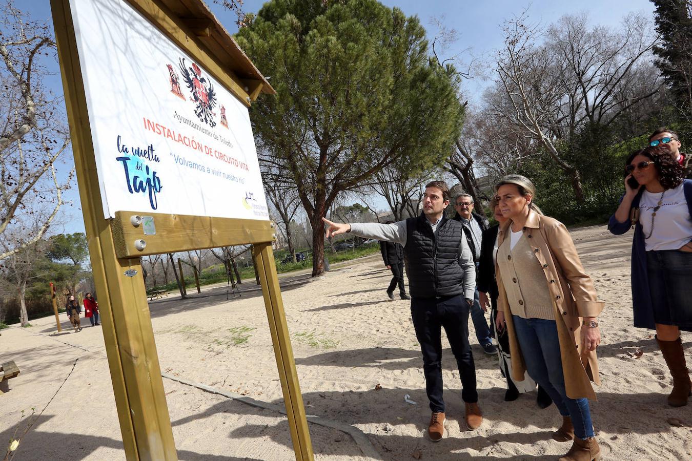 El nuevo circutivo deportivo al aire libre del puente de la Cava, en imágenes