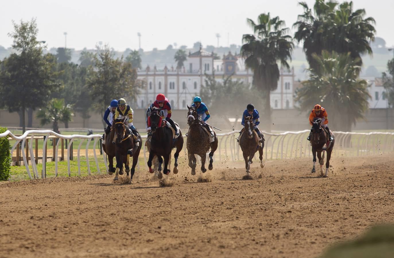 En imágenes, el inicio de las carreras de caballos de Pineda