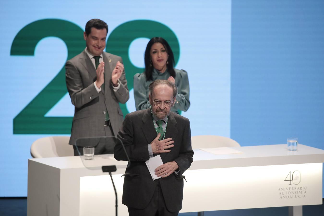 En imágenes, entrega de Medallas e Hijos Predilectos de Andalucía