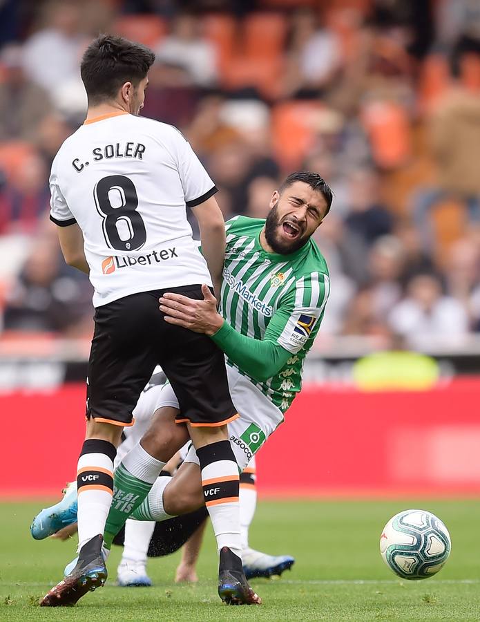 En imágenes, la derrota del Betis ante el Valencia en Mestalla