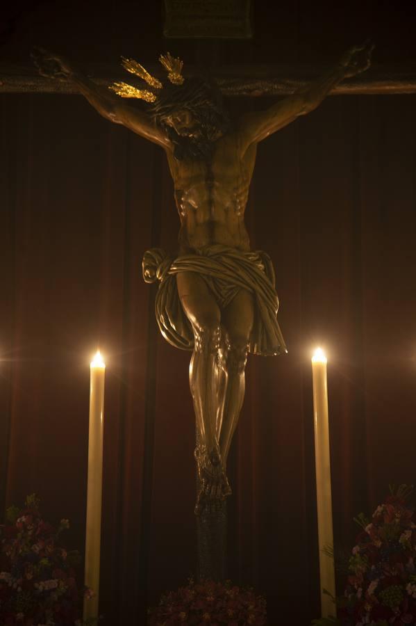 El altar de quinario de San Benito