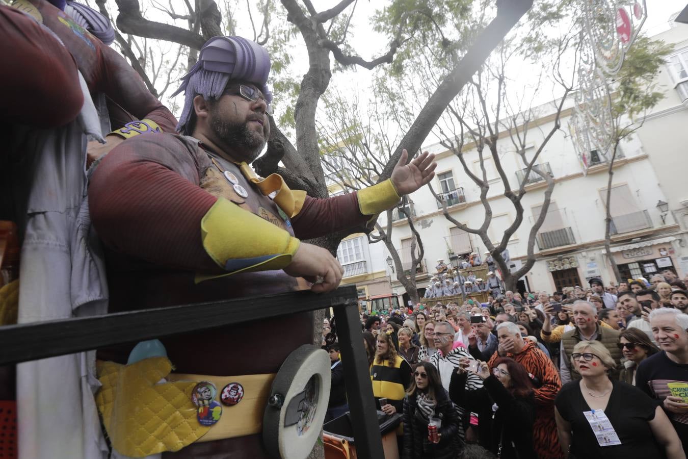 FOTOS: Cádiz se despide de febrero con los carruseles de coros el segundo sábado de carnaval