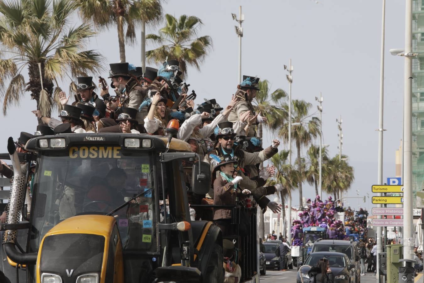 FOTOS: Cádiz se despide de febrero con los carruseles de coros el segundo sábado de carnaval