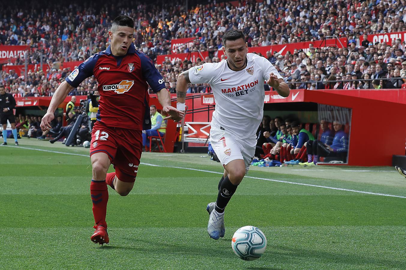 En imágenes, la victoria del Sevilla ante el Osasuna (3-2)